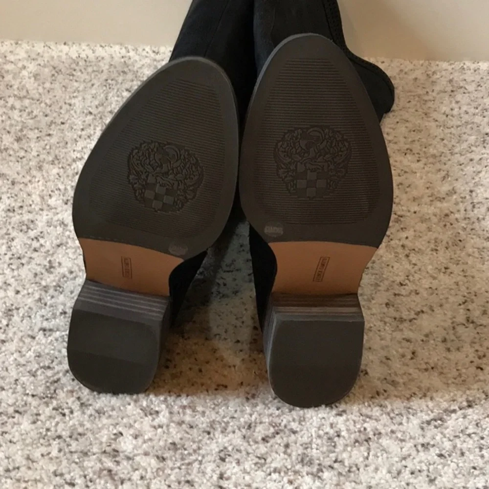 VINCE CAMUTO WIDE CALF KARINDA BLACK MAJICO OVER KNEE BOOT